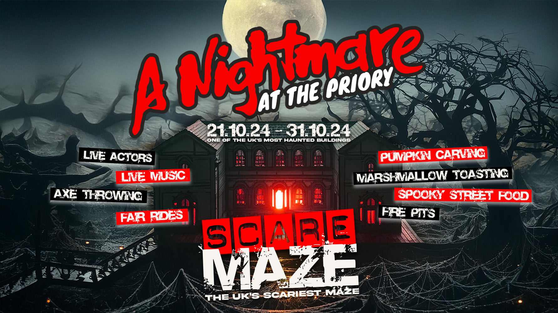 Nightmare at the Priory Buy Tickets My Store